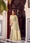 Revanta Chhaya Fancy Heavy Festive Wear Soft Linen Saree Collection